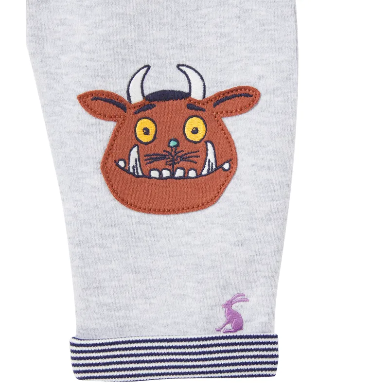 Joules Gruffalo Grove Cotton Trousers - Grey Marl Gruffalo-2